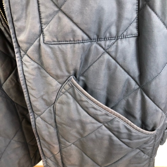 - JCrew Men's Sussex Quilted Primaloft Vest Insulated Outerwear Navy L - Picture 4 of 14